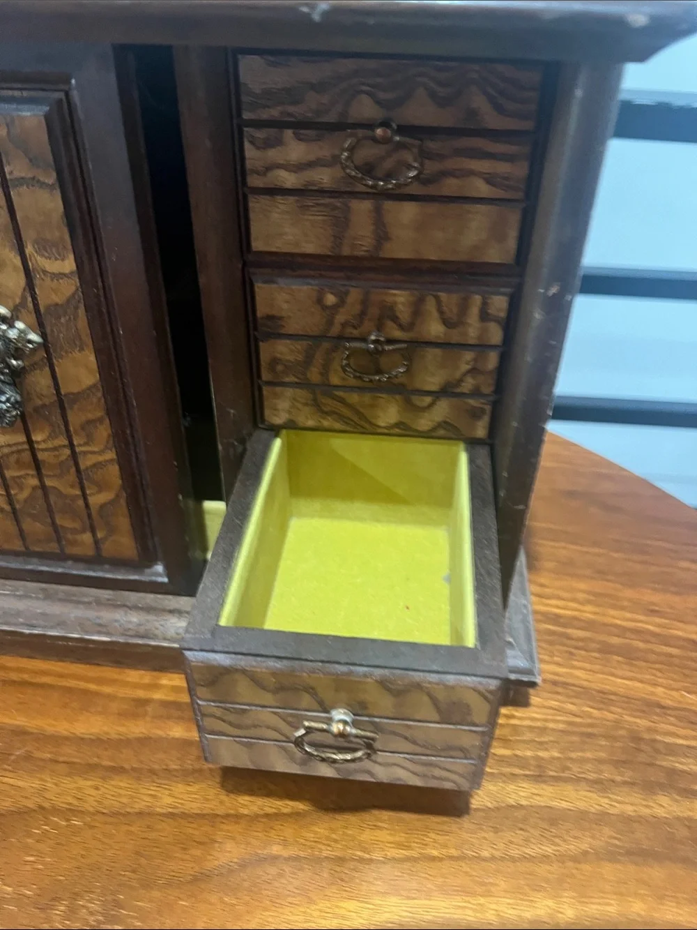 Vintage Wooden Jewelry Box